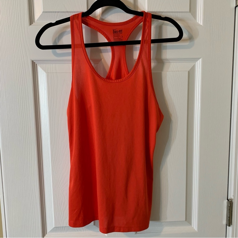 Nike Dri-Fit Orange Racerback Tank Top, size M - Picture 5 of 5